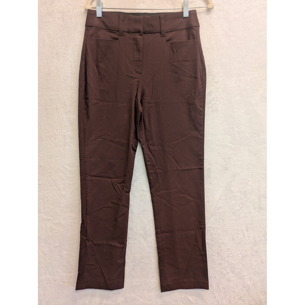 Maurices Women's Brown Straight Leg Pants XS Regular Waist 14